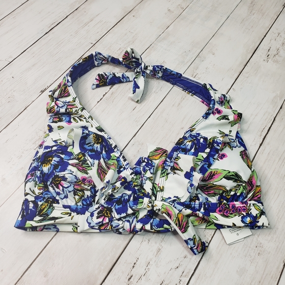 New! A.N.A Romeo Floral Print Bikini Triangle Swim - Picture 1 of 7